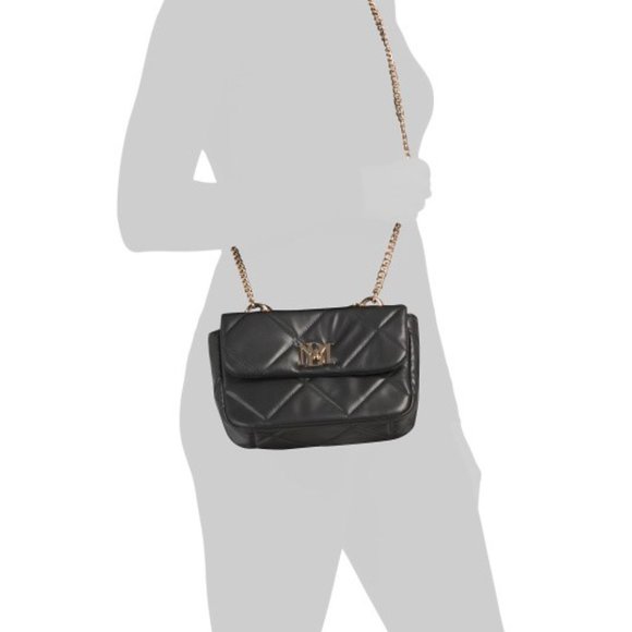 BADGLEY MISCHKA Small Diamond Quilted Chain Crossbody - Picture 3 of 4